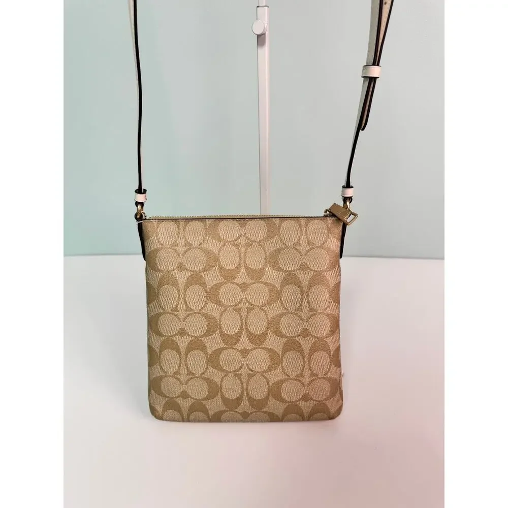 NWOT! Coach Mini Rowan File Crossbody With Adjustable Strap - Canvas